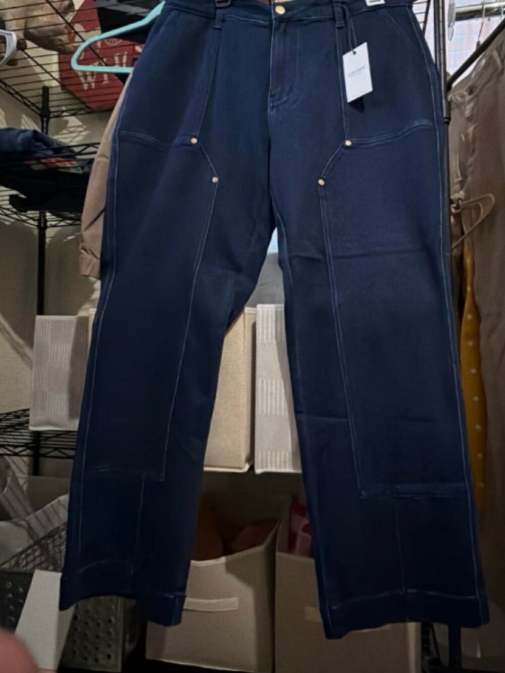 NWT Judy Blue navy blue straight leg jeans